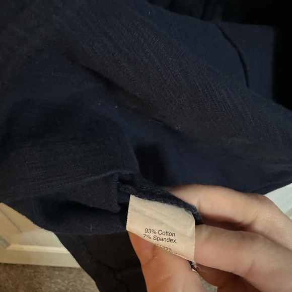 J Crew Navy Peplum Tank Top - Picture 6 of 6